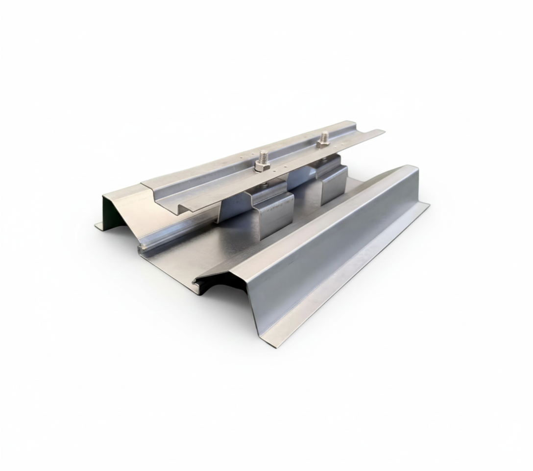 BIPV Corrugated Steel Roof Solar Mounting System