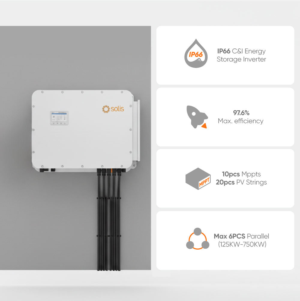 Hybrid Three-Phase High-Voltage Solar Inverter