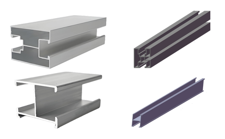 Solar Roof Aluminum Alloy Rail Mounting System